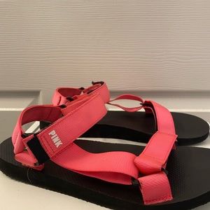 PINK strappy sandals